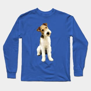 Wire Fox Terrier Head Tilt Long Sleeve T-Shirt